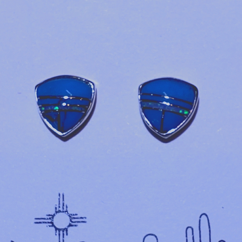 Sterling silver stud earrings